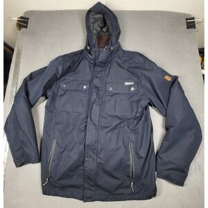 Rugged‎ Elements Trek Jacket Mens Gray Mens Water Resistant Windbreaker